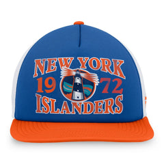New York Islanders Fanatics Heritage Foam Front Adjustable Trucker Hat - Royal | US 202682798
