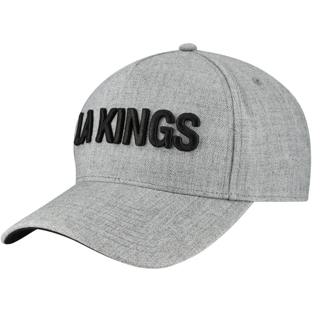 Los Angeles Kings Fanatics Elements A-Frame Leather Strapback Hat - Heather Gray | US 202682850