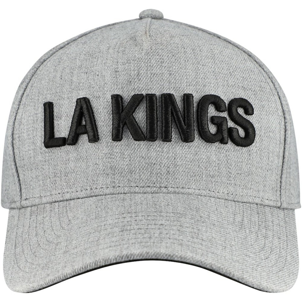 Los Angeles Kings Fanatics Elements A-Frame Leather Strapback Hat - Heather Gray | US 202682850