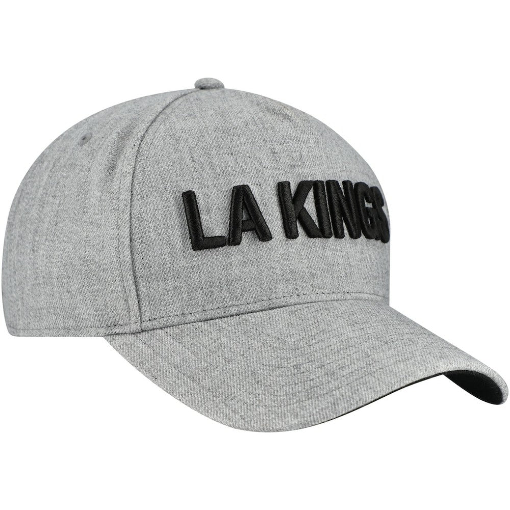 Los Angeles Kings Fanatics Elements A-Frame Leather Strapback Hat - Heather Gray | US 202682850