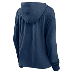 Winnipeg Jets Fanatics Women's Faded Pullover Hoodie - Heather Navy | US 202683191