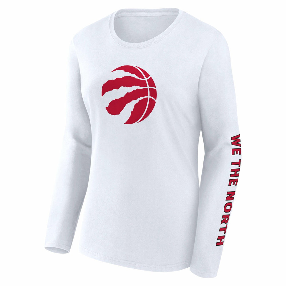 Toronto Raptors Women's Long Sleeve T-Shirt White - Fanatics