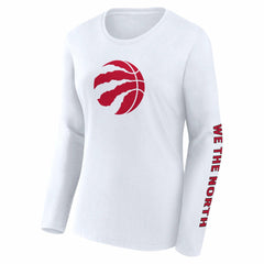 Toronto Raptors Women's Long Sleeve T-Shirt White - Fanatics