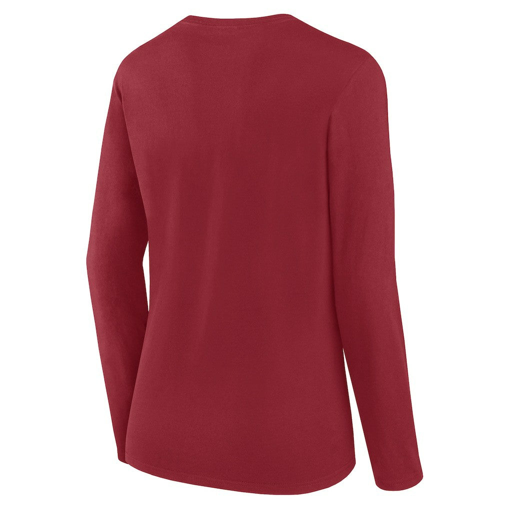 Arizona Cardinals Women's Cheerleader Long Sleeve T-Shirt - Cardinal T-shirts