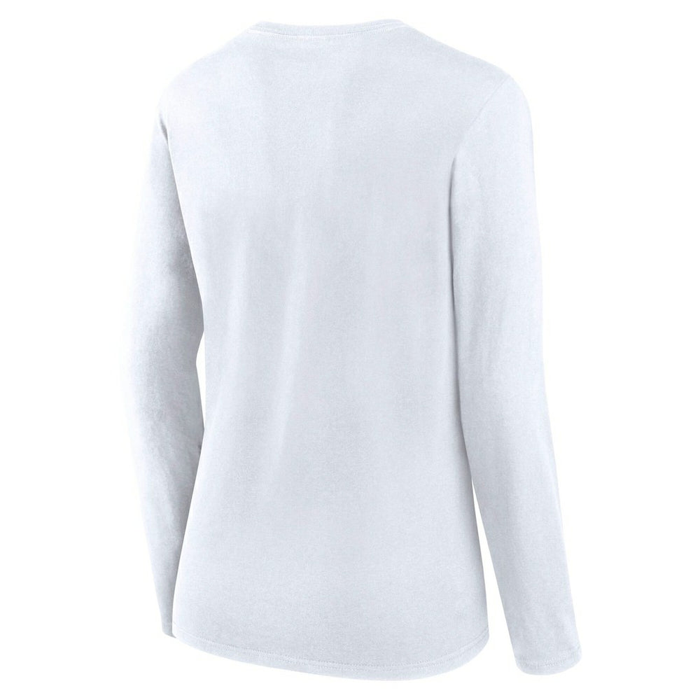 Pittsburgh Steelers Women's Long Sleeve T-Shirt - White T-shirts