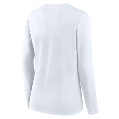 Pittsburgh Steelers Women's Long Sleeve T-Shirt - White T-shirts
