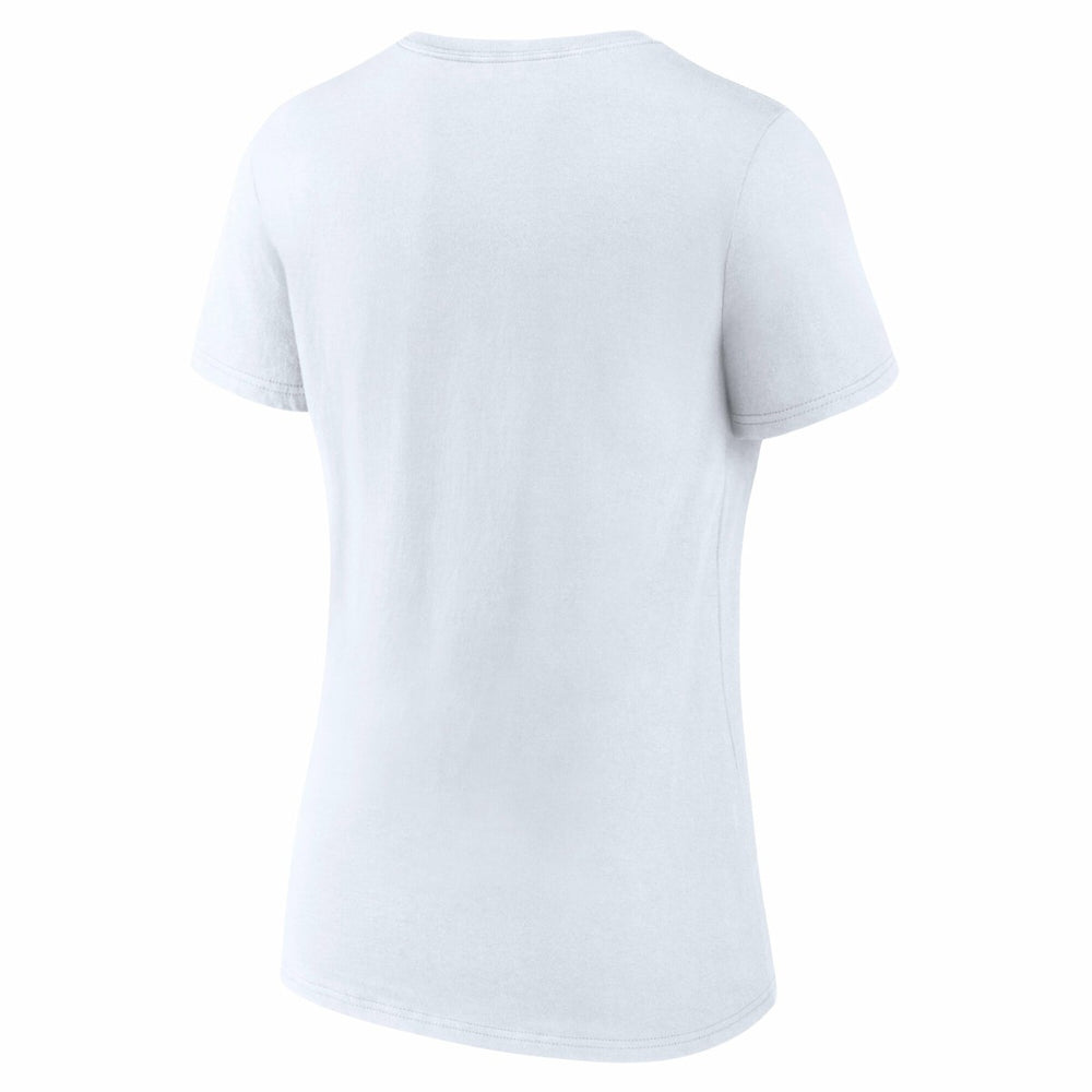 Portland Trail Blazers Women's Bench Warmer V-Neck T-Shirt White - Fanatics