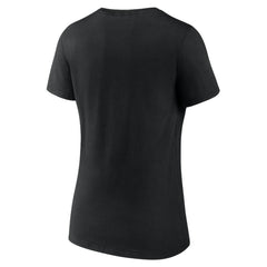 Pittsburgh Penguins Fanatics Women's V-Neck T-Shirt - Black | US 202683640