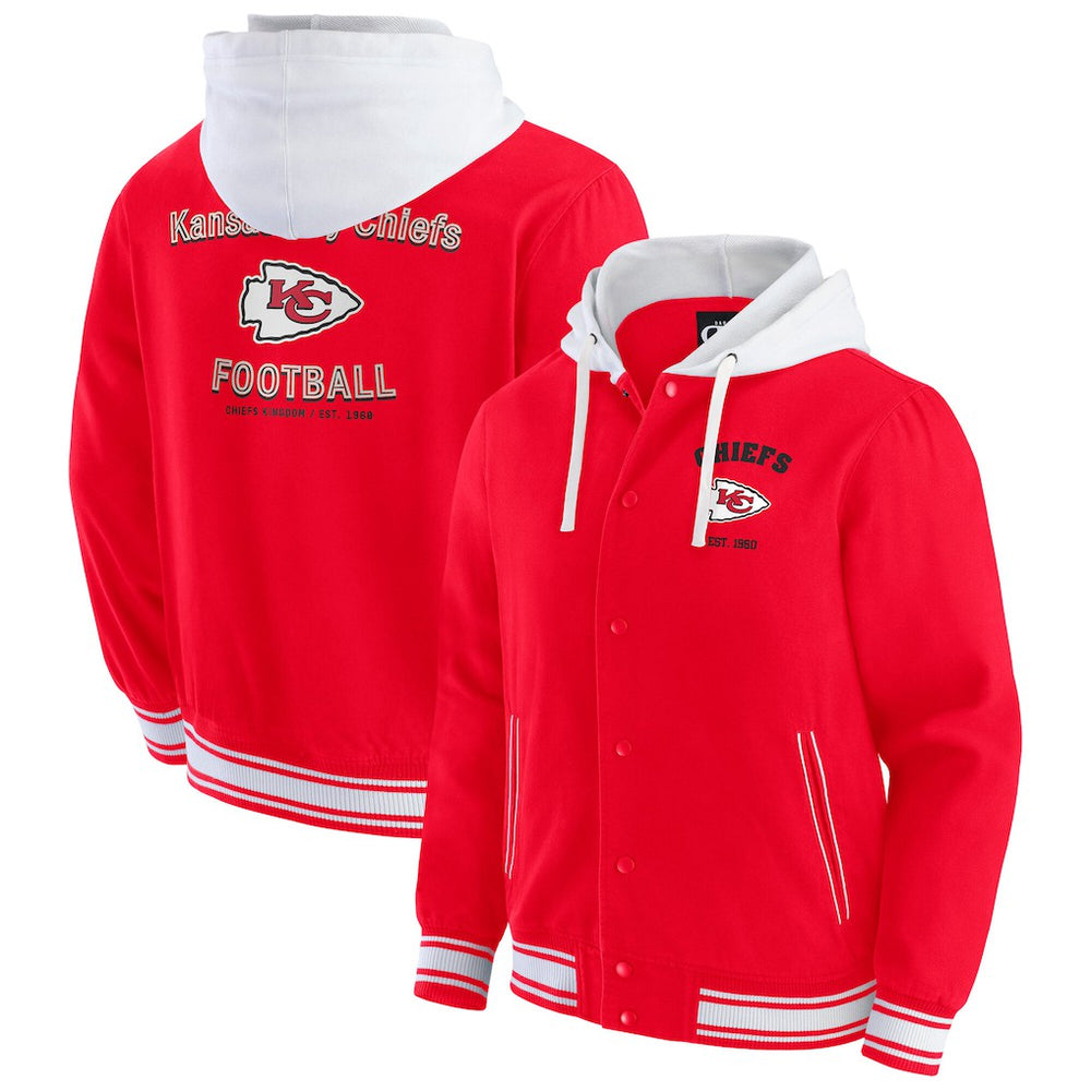 Kansas City Chiefs Darius Rucker Collection Full-Snap Hoodie Jacket - Red Hoodies