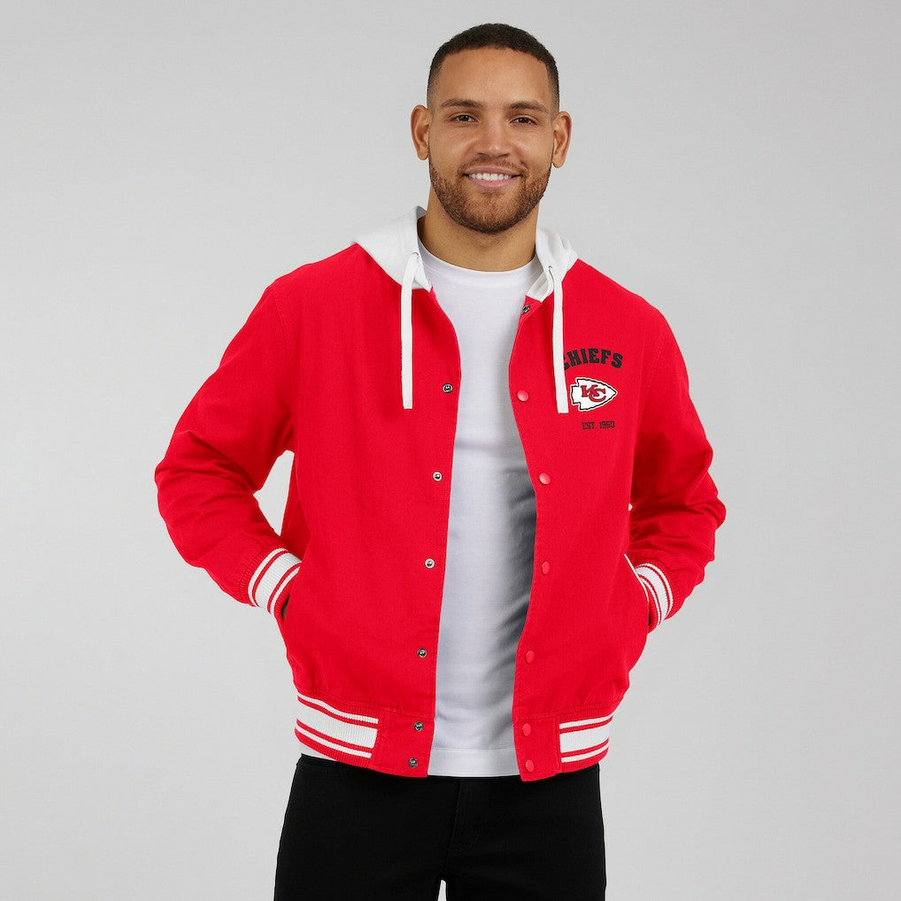 Kansas City Chiefs Darius Rucker Collection Full-Snap Hoodie Jacket - Red Hoodies