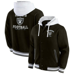 Las Vegas Raiders Darius Rucker Collection Full-Snap Hoodie Jacket - Black Hoodies