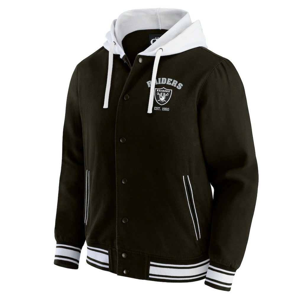 Las Vegas Raiders Darius Rucker Collection Full-Snap Hoodie Jacket - Black Hoodies
