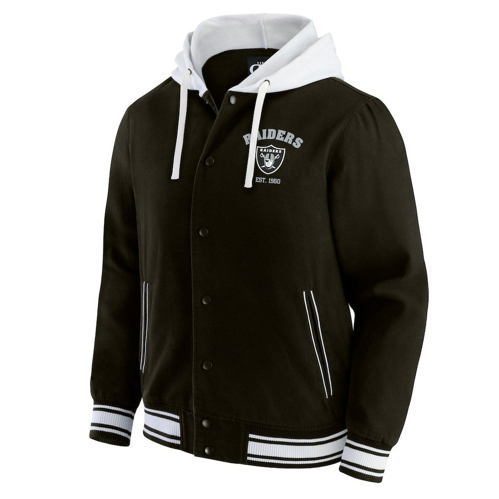 Las Vegas Raiders Darius Rucker Collection Full-Snap Hoodie Jacket - Black Hoodies