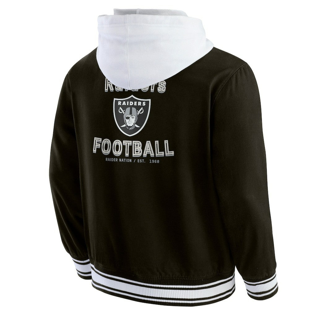 Las Vegas Raiders Darius Rucker Collection Full-Snap Hoodie Jacket - Black Hoodies