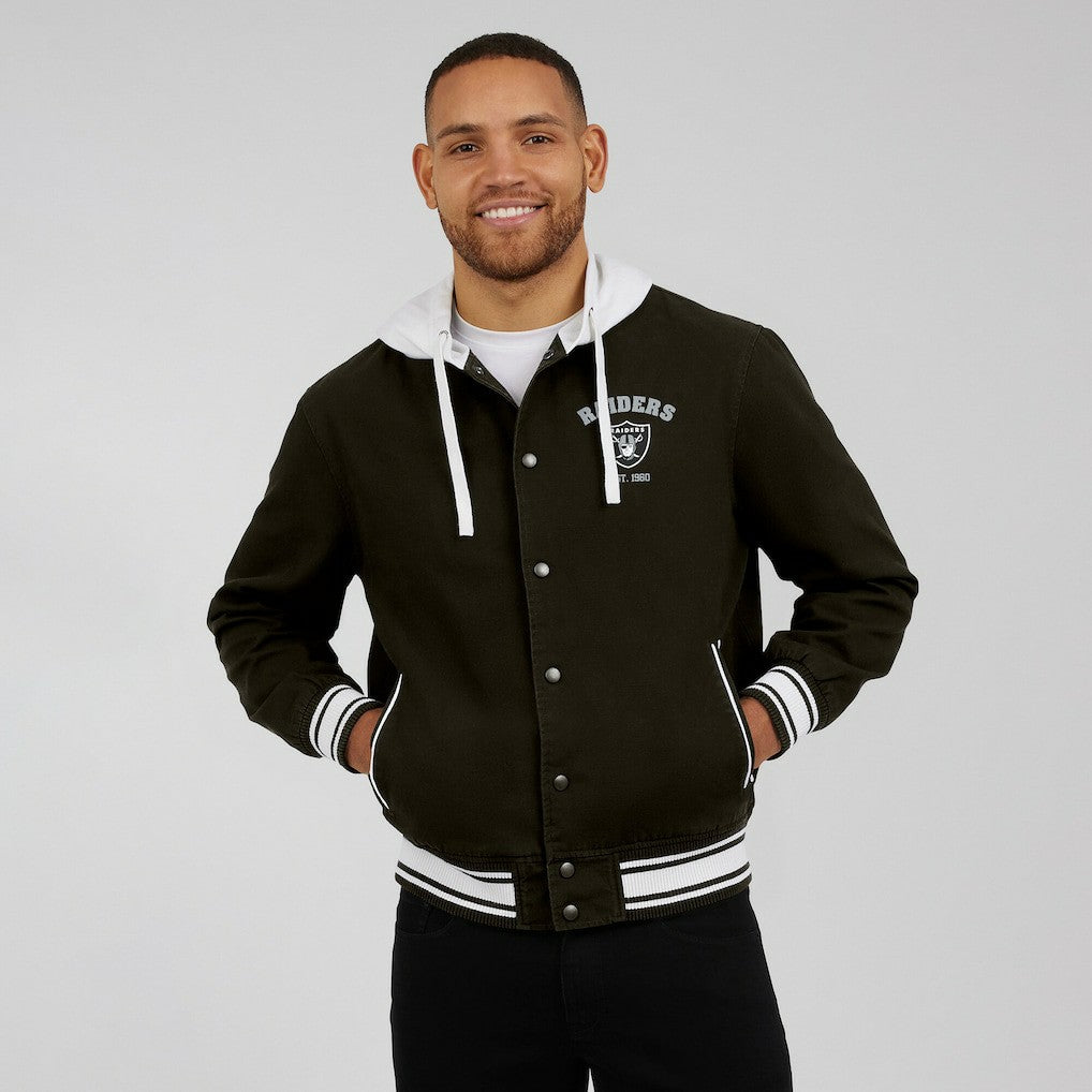 Las Vegas Raiders Darius Rucker Collection Full-Snap Hoodie Jacket - Black Hoodies