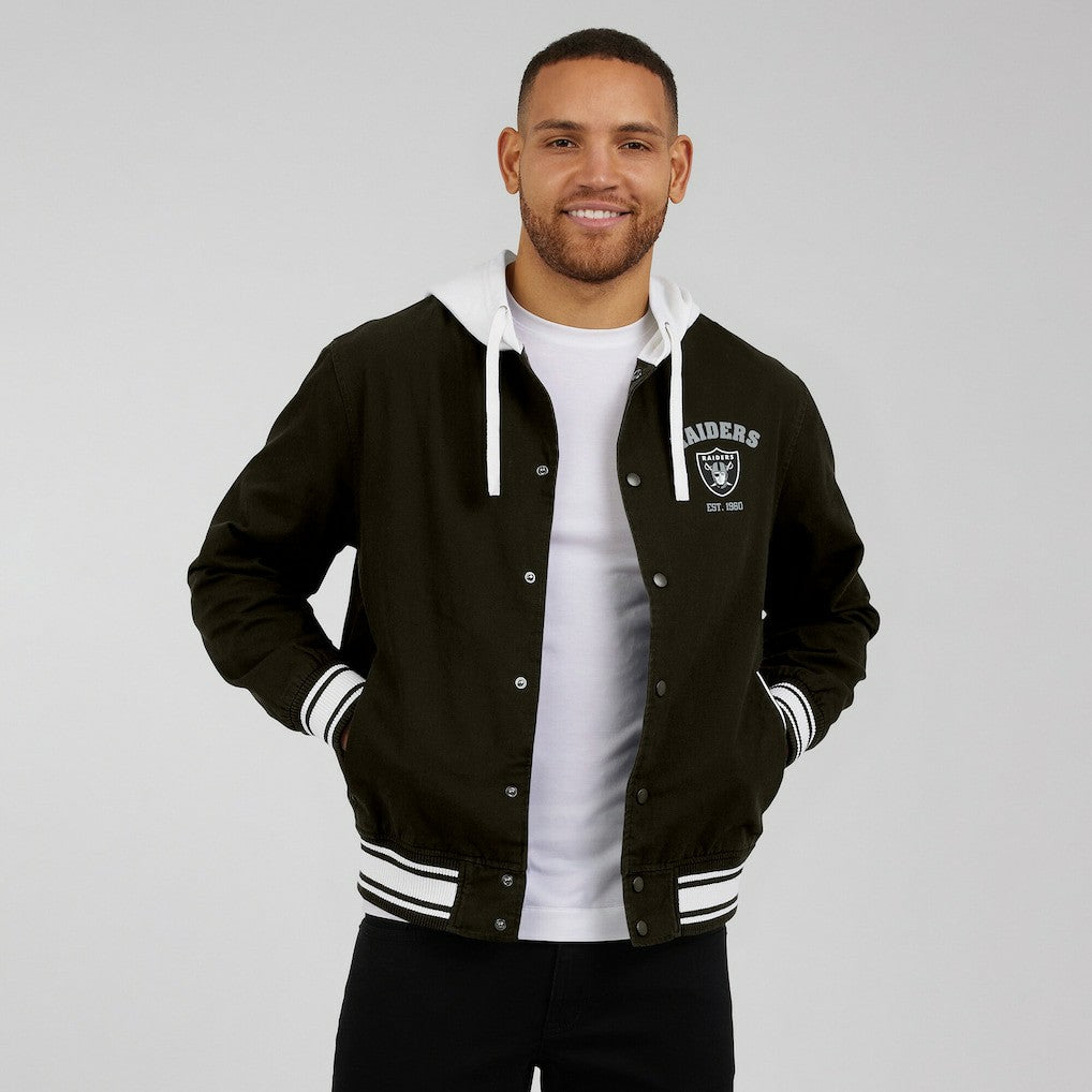 Las Vegas Raiders Darius Rucker Collection Full-Snap Hoodie Jacket - Black Hoodies