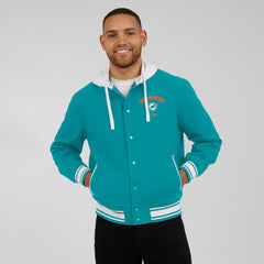 Miami Dolphins Darius Rucker Collection Full-Snap Hoodie Jacket - Aqua Hoodies