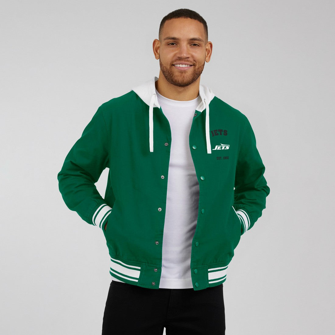 New York Jets Darius Rucker Collection Full-Snap Hoodie Jacket - Green Hoodies