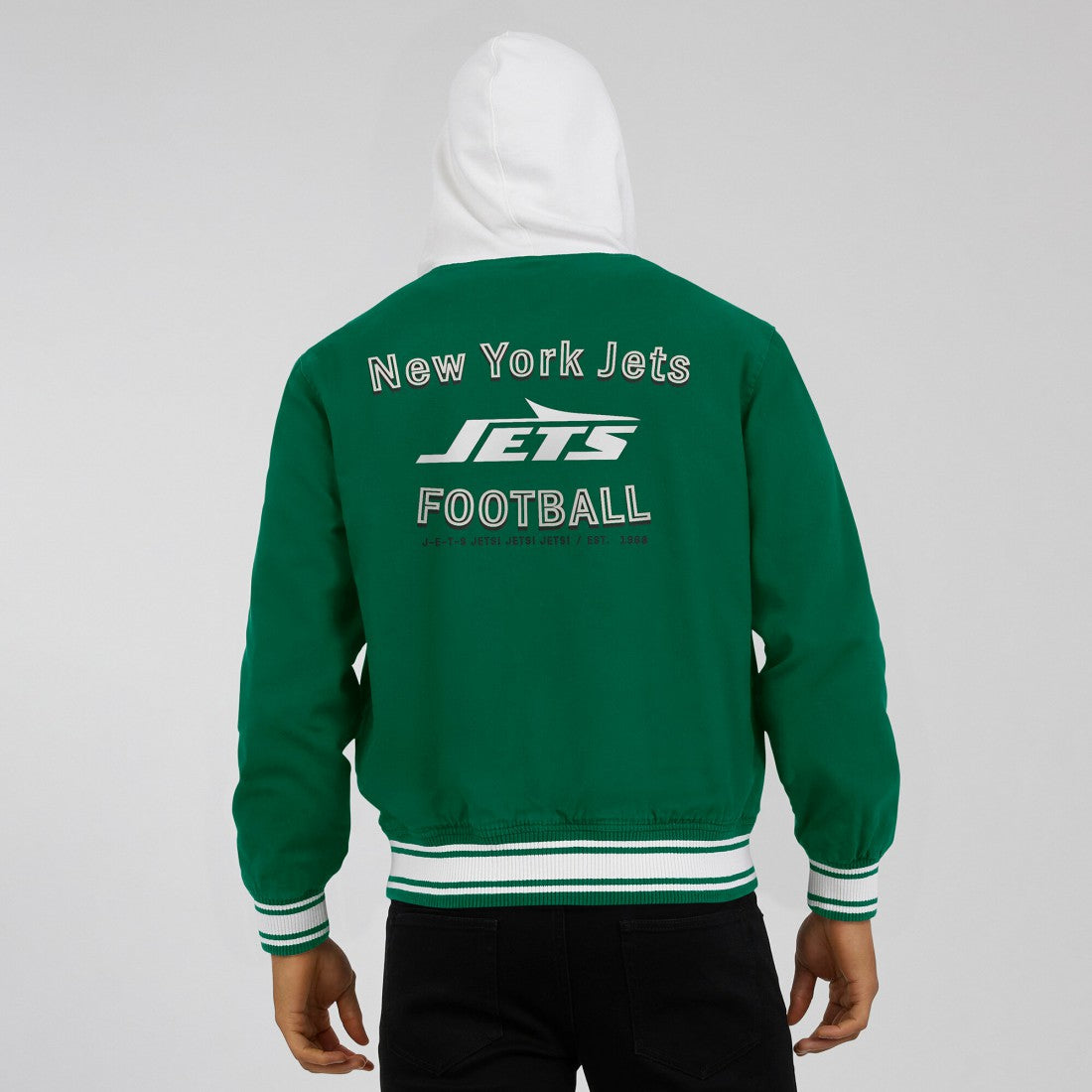 New York Jets Darius Rucker Collection Full-Snap Hoodie Jacket - Green Hoodies