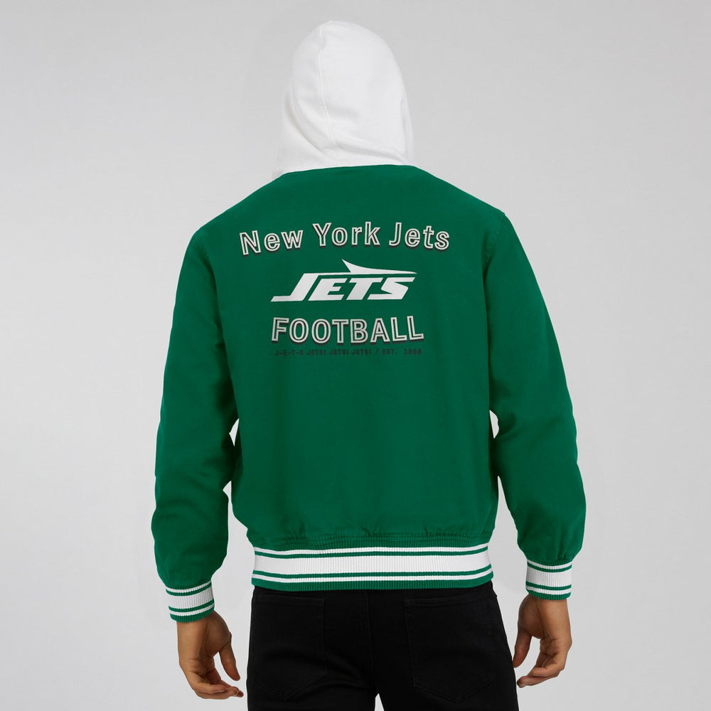 New York Jets Darius Rucker Collection Full-Snap Hoodie Jacket - Green Hoodies