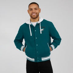 Philadelphia Eagles Darius Rucker Collection Full-Snap Hoodie Jacket - Midnight Green Hoodies