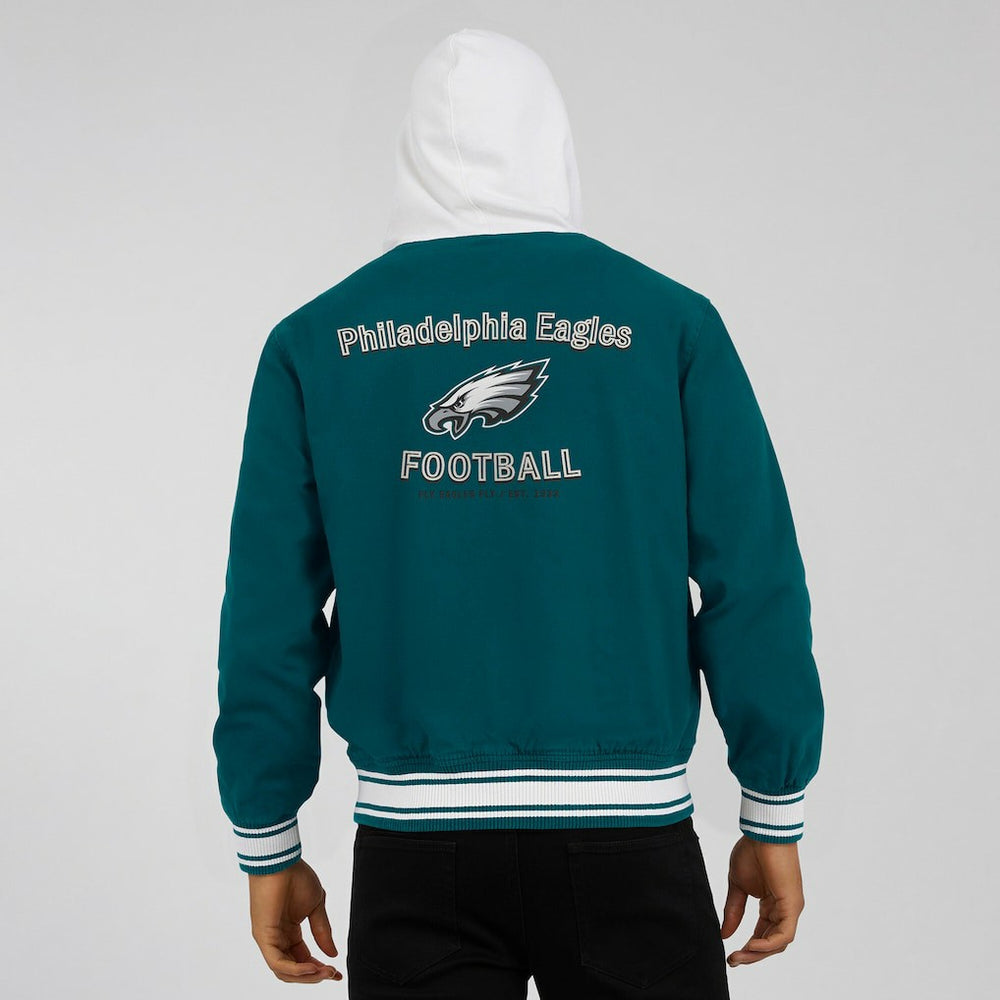 Philadelphia Eagles Darius Rucker Collection Full-Snap Hoodie Jacket - Midnight Green Hoodies