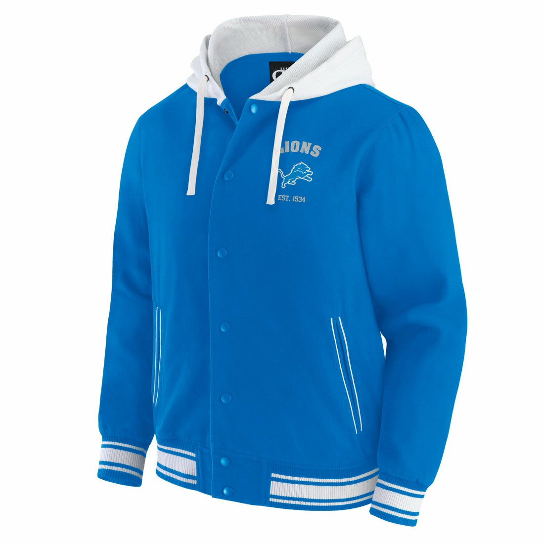Detroit Lions Darius Rucker Collection Full-Snap Hoodie Jacket - Blue Hoodies
