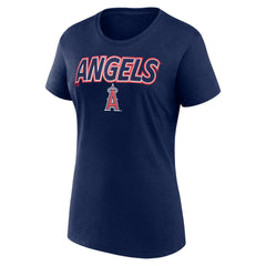 Los Angeles Angels Fanatics Women's Risk T-Shirt - Navy T-shirts