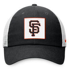 San Francisco Giants Nike Rise Adjustable Trucker Hat - Black Hats