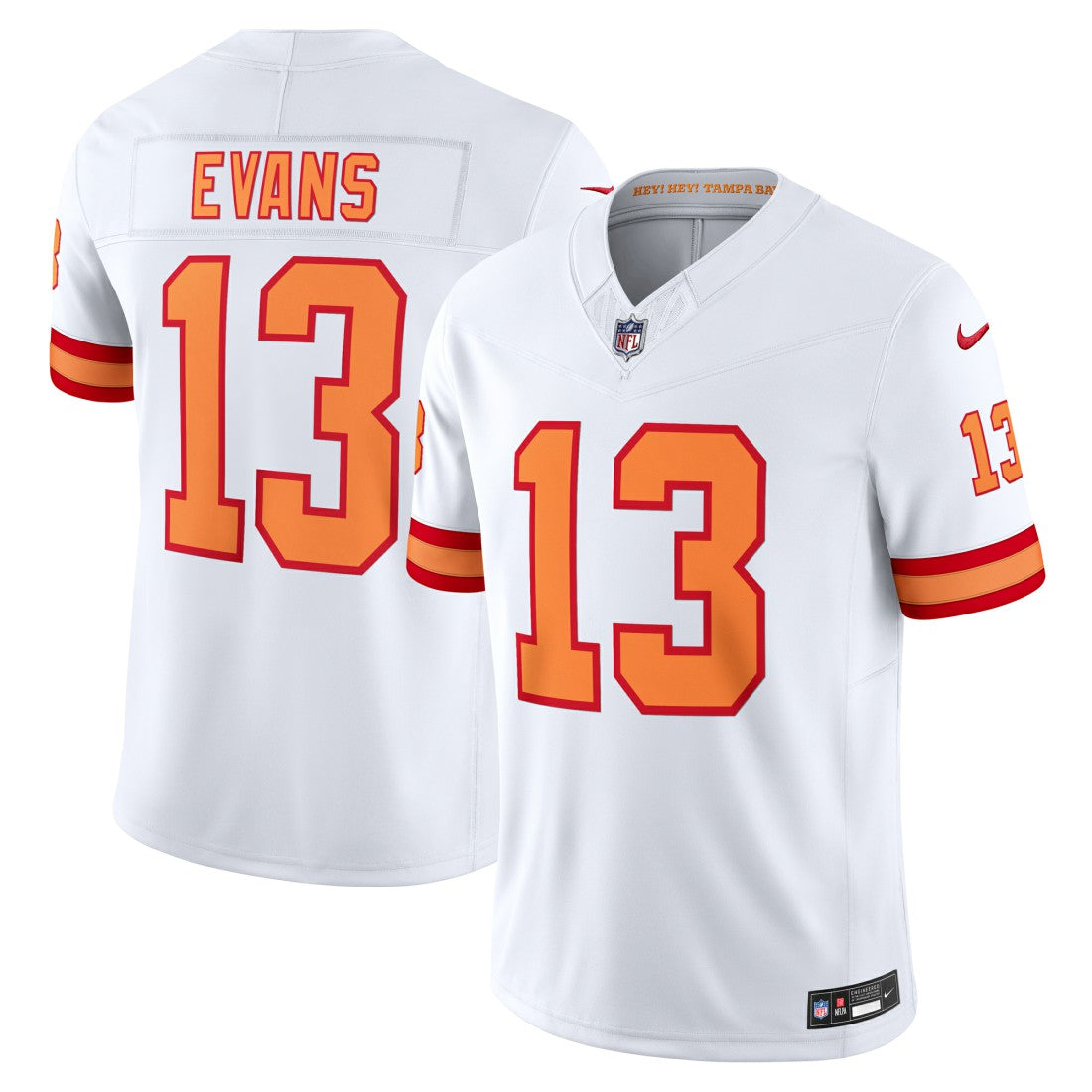 Mike Evans '76 Tampa Bay Buccaneers Vapor F.U.S.E. Player Limited Jersey - White Jerseys
