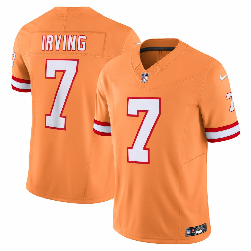 Bucky Irving Tampa Bay Buccaneers Alternate 2 Throwback Vapor F.U.S.E. Limited Jersey - Orange Jerseys