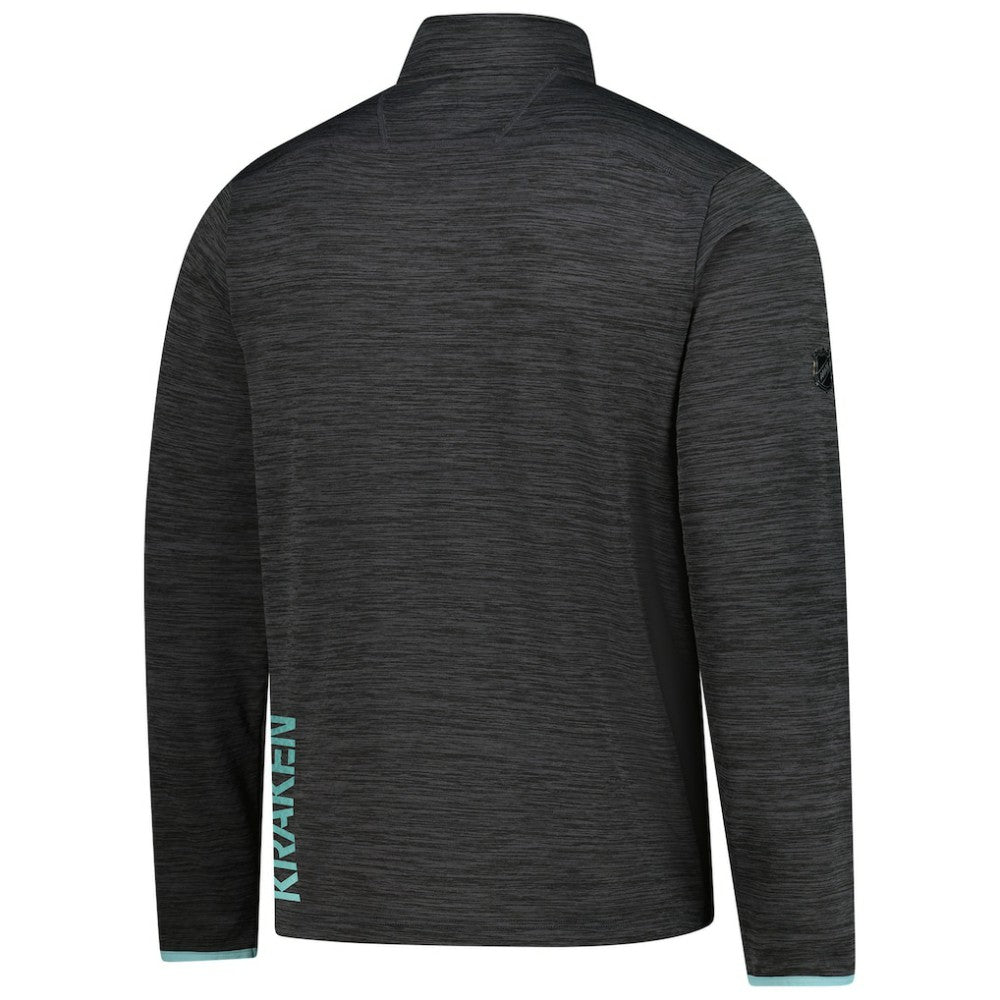 Seattle Kraken Fanatics Authentic Pro Lightweight Quarter-Zip Pullover - Heather Charcoal | US 202684845