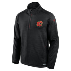 Calgary Flames Fanatics Authentic Pro Rink Quarter-Zip Top - Black | US 202684903