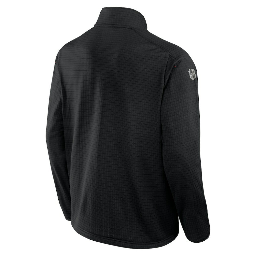 Calgary Flames Fanatics Authentic Pro Rink Quarter-Zip Top - Black | US 202684903