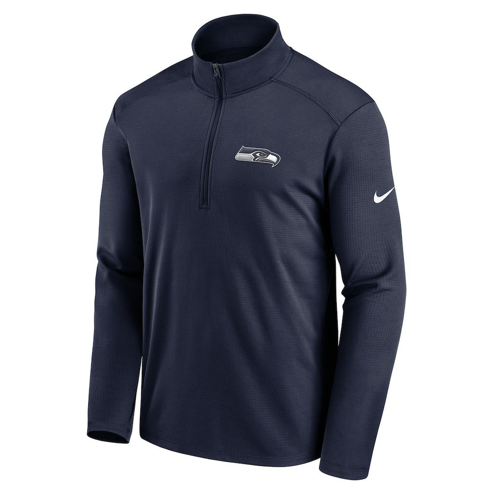 Seattle Seahawks Pacer Half-Zip Pullover - College Navy Pullover