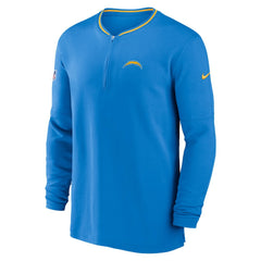 Los Angeles Chargers Coach Half-Zip Sweatshirt - Powder Blue Sweatshirts