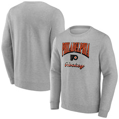 Philadelphia Flyers Fanatics Light the Candle Fleece Pullover Sweatshirt - Gray | US 202685652