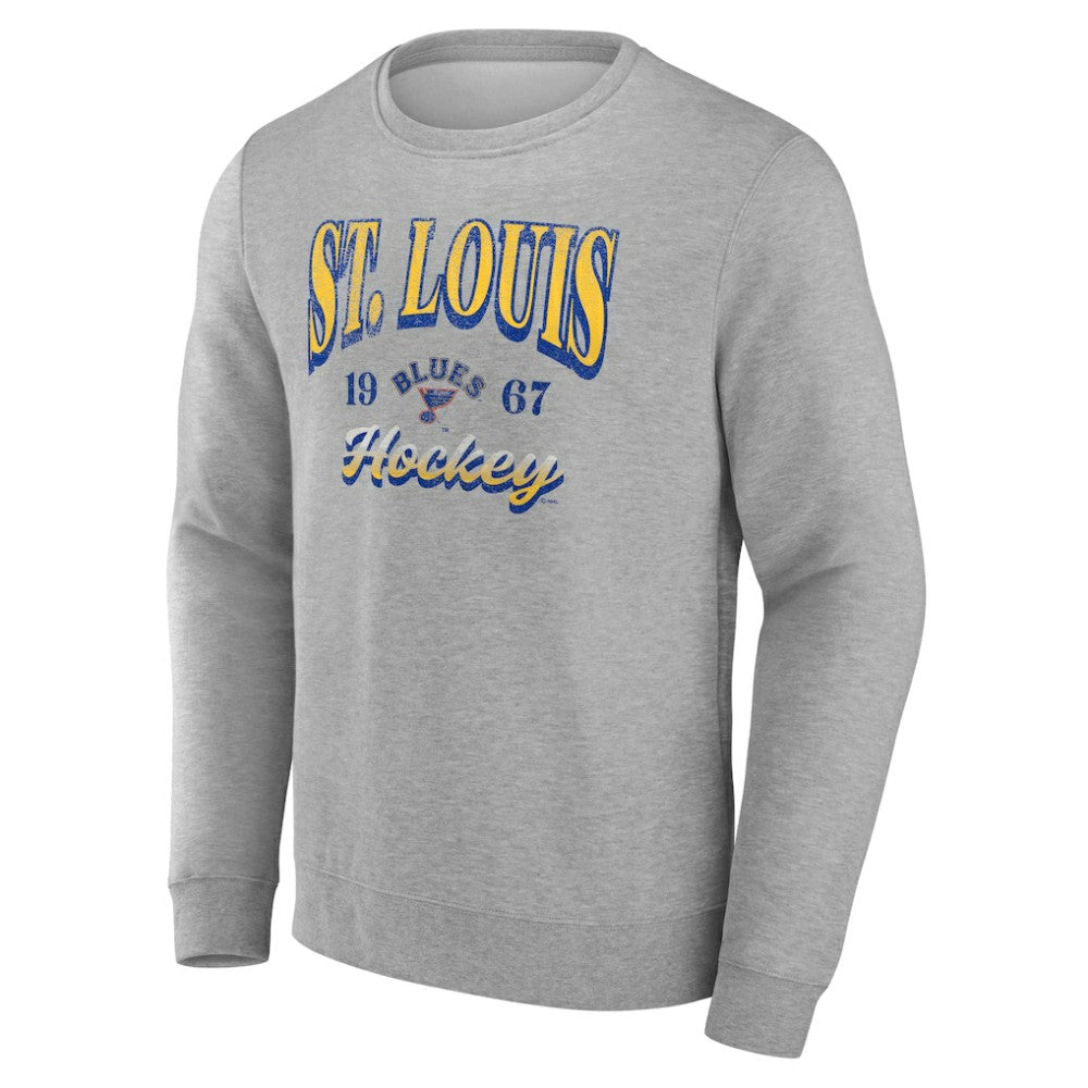 Fanatics St. Louis Blues Gray Nimbus Fleece Pullover Sweatshirt | US 202685659