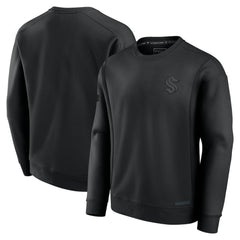 Seattle Kraken Fanatics Authentic Pro Road Fleece Sweatshirt - Black | US 202685665
