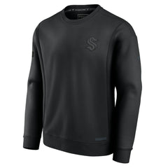 Seattle Kraken Fanatics Authentic Pro Road Fleece Sweatshirt - Black | US 202685665
