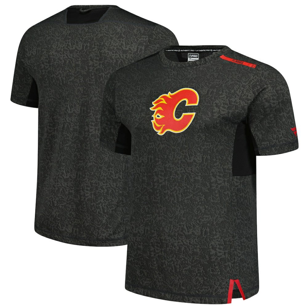 Calgary Flames Fanatics Authentic Pro Performance T-Shirt - Black | US 202687566
