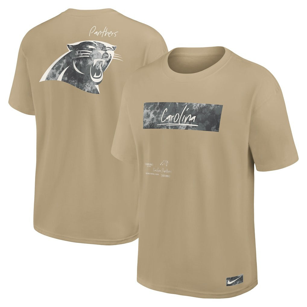 Carolina Panthers Statement Max90 T-Shirt - Tan T-shirts