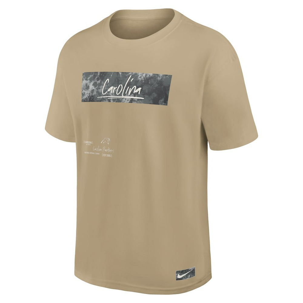 Carolina Panthers Statement Max90 T-Shirt - Tan T-shirts