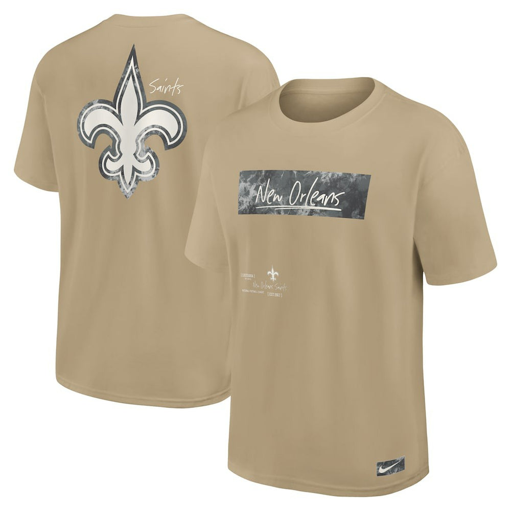 New Orleans Saints Statement Max90 T-Shirt - Tan T-shirts