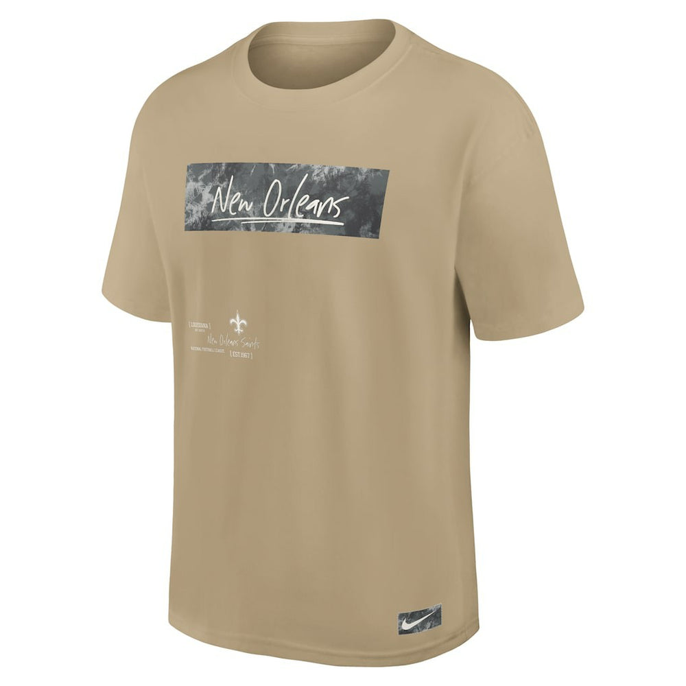 New Orleans Saints Statement Max90 T-Shirt - Tan T-shirts