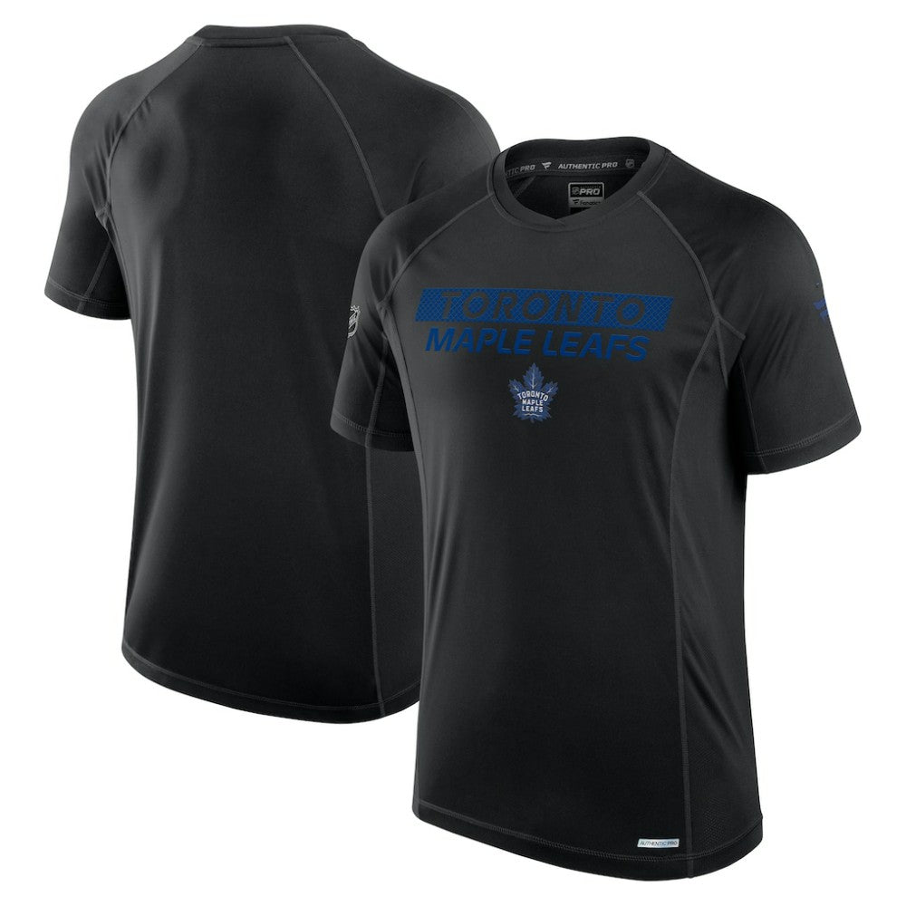Toronto Maple Leafs Fanatics Authentic Pro Tech Raglan T-Shirt - Black | US 202687766