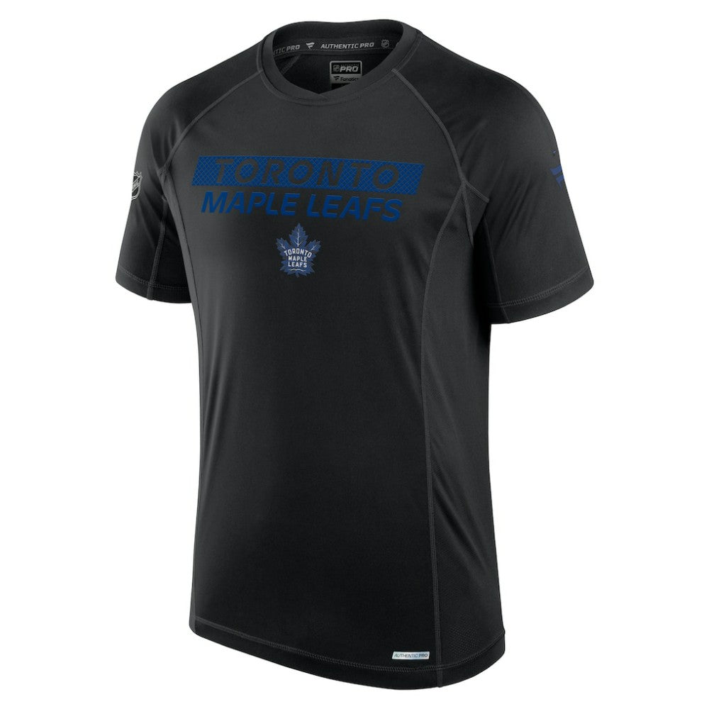 Toronto Maple Leafs Fanatics Authentic Pro Tech Raglan T-Shirt - Black | US 202687766