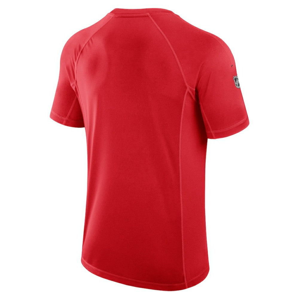Calgary Flames Fanatics Authentic Pro Rink Tech T-Shirt - Red | US 202687801