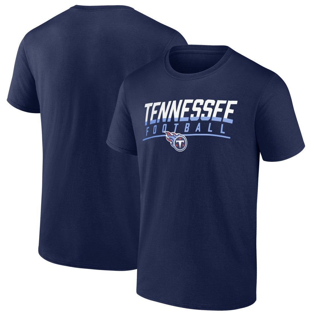 Tennessee Titans Blocked T-Shirt - Navy T-shirts