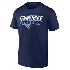 Tennessee Titans Blocked T-Shirt - Navy T-shirts